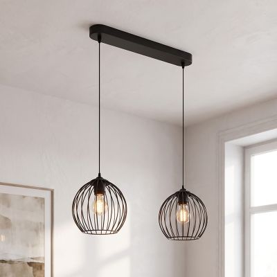 Industrialna lampa wisząca czarna, Wiro