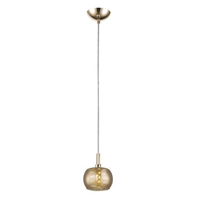 Design lampa wisząca złota, Krystel