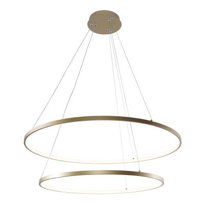 Design lampa wisząca złota, Kubra, 60W, regulowana ciepła do zimnej bieli LED