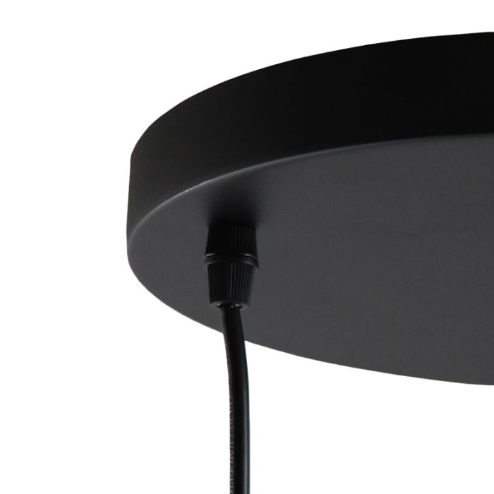 Aluminiowa lampa wisząca bez abażur złota, Rika