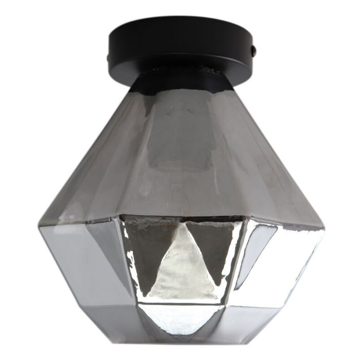Retro lampa sufitowa szara, Anoek
