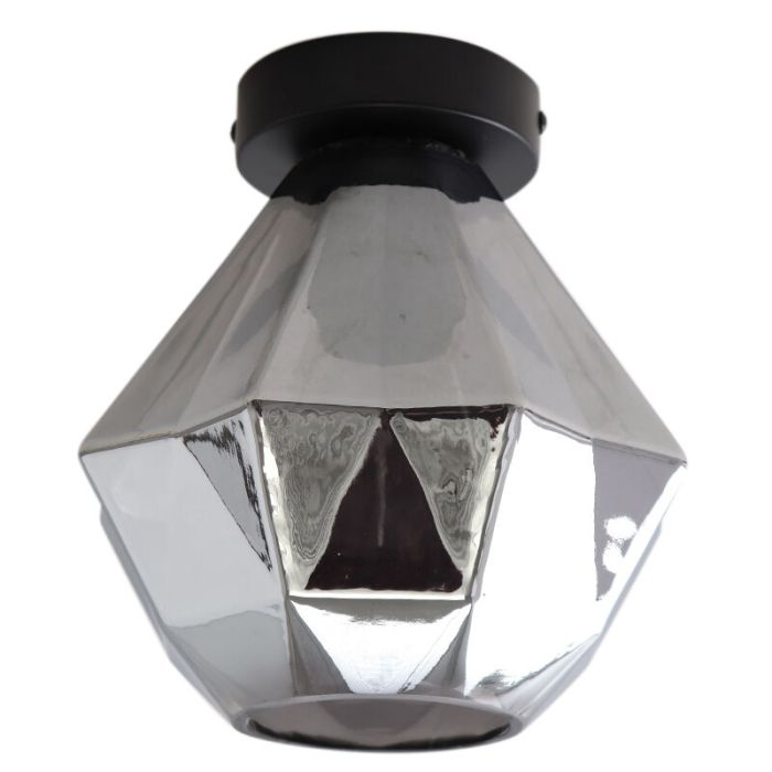Retro lampa sufitowa szara, Anoek