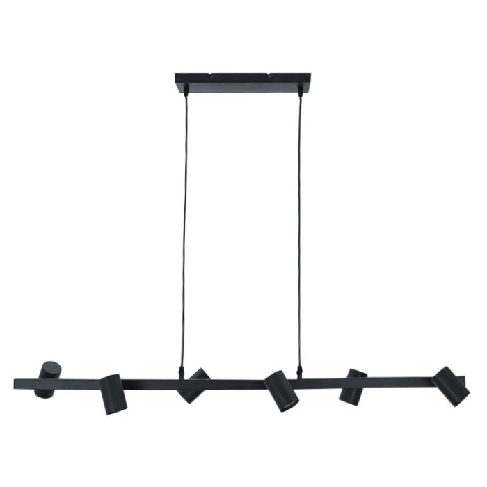 Nowoczesna lampa wisząca czarna, Carlos