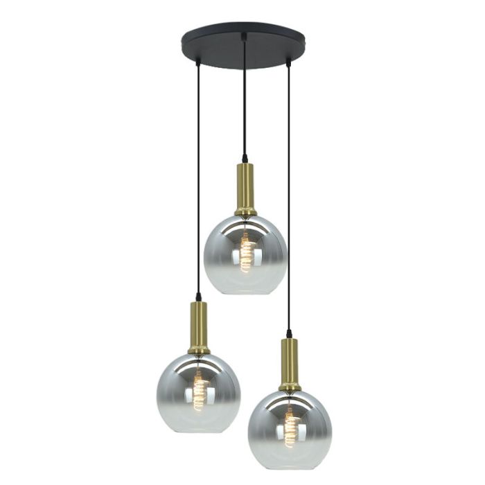 Design lampa wisząca szara, Emerson