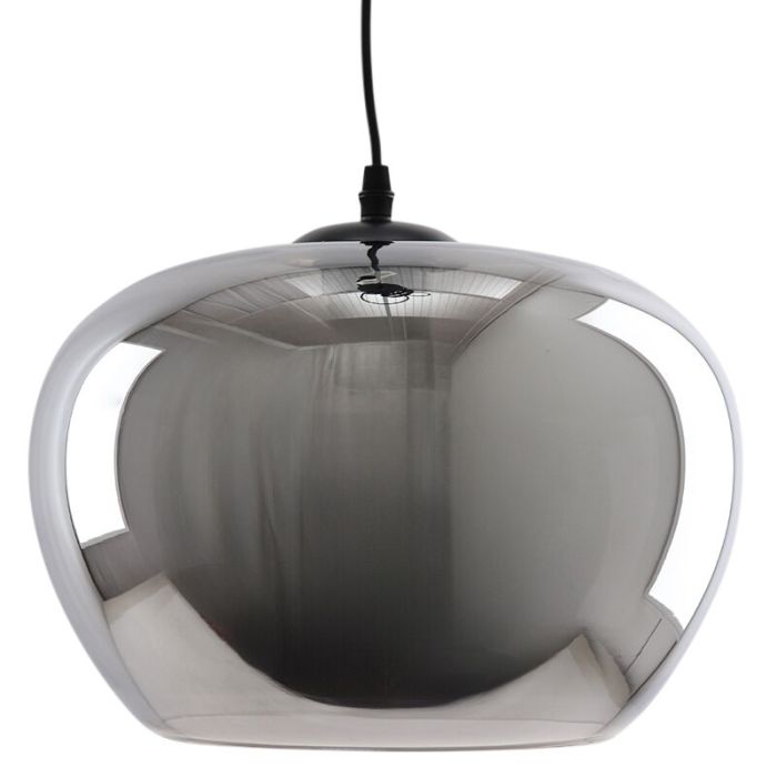 Design lampa wisząca nad stół do jadalni szara, Vidro