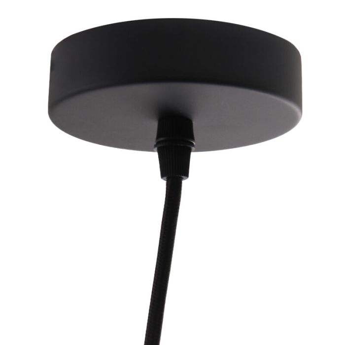 Design lampa wisząca nad stół do jadalni szara, Vidro