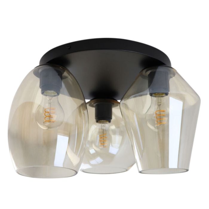 Design lampa sufitowa bursztynowa, Lazaro