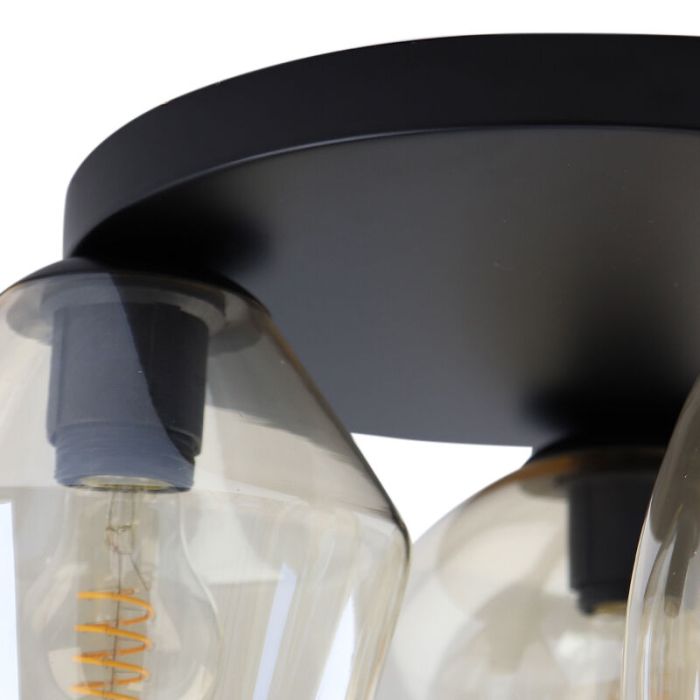 Design lampa sufitowa bursztynowa, Lazaro