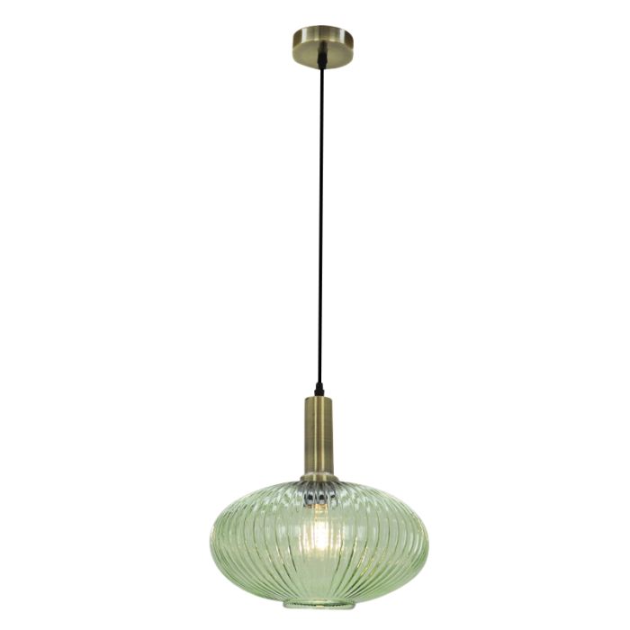 Retro lampa wiszaca zielona, Charlois