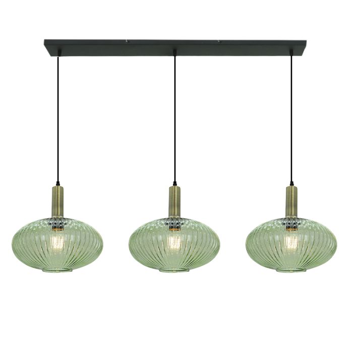 Retro lampa wiszaca zielona, Charlois