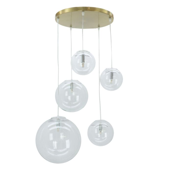 Design lampa wiszaca przezroczysta, Lissa
