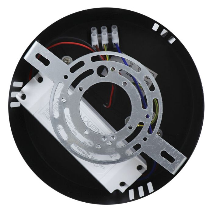 Design plafon sufitowy czarny, Giorgio, 42W, 3000K LED