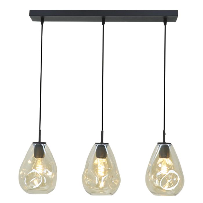Design lampa wiszaca bursztynowa, Evito