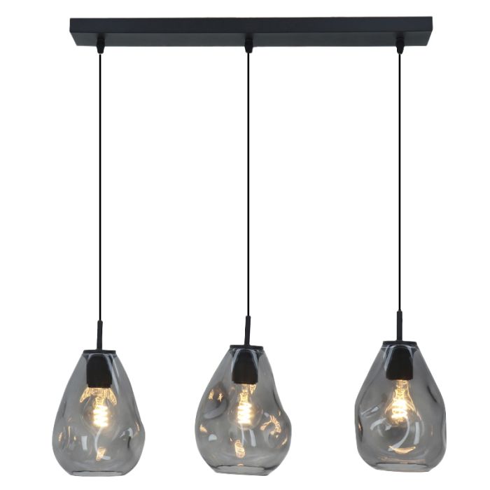 Design lampa wiszaca szara, Evito