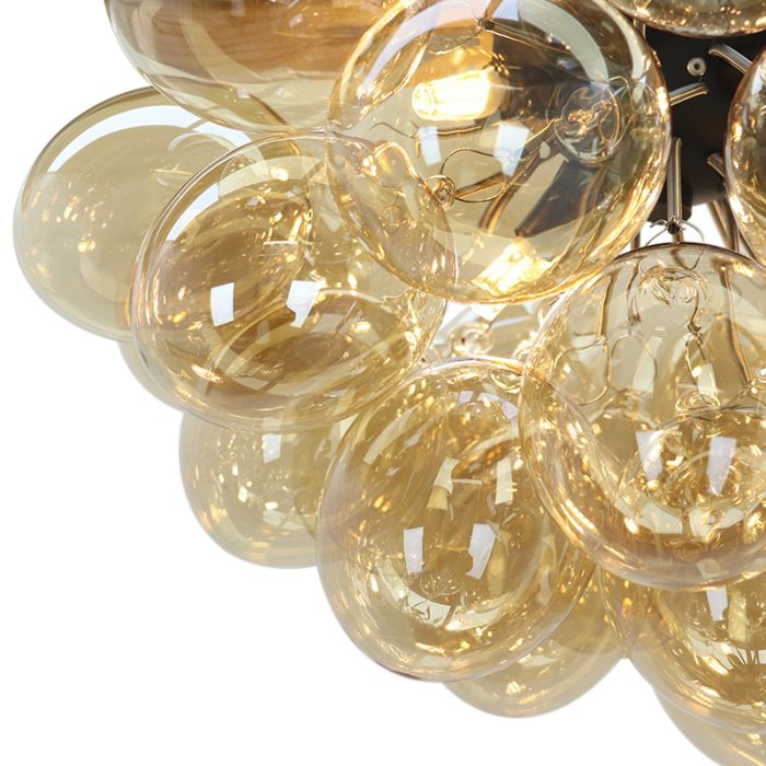 Design lampa sufitowa bursztynowa, Cyril
