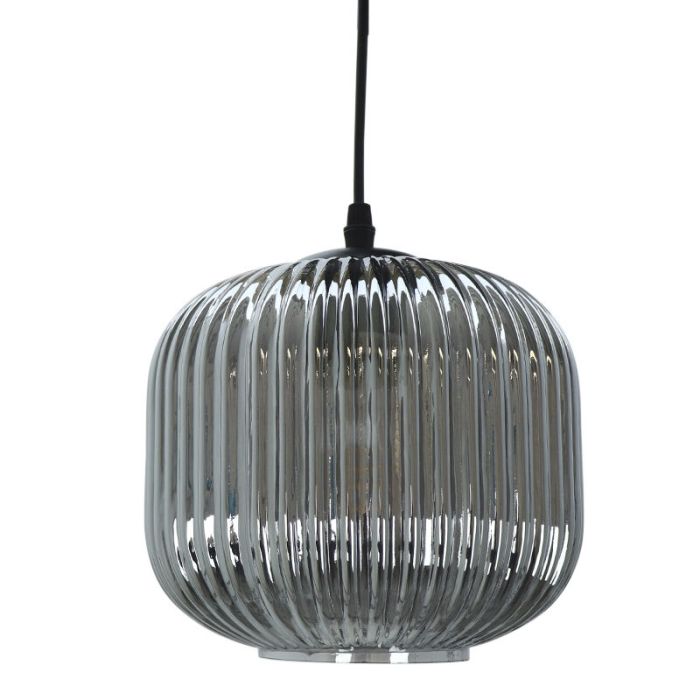 Retro lampa wiszaca szara, Charlois