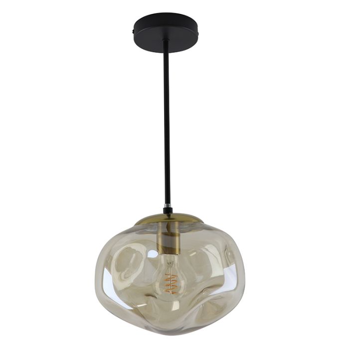 Design lampa wiszaca bursztynowa, Evita