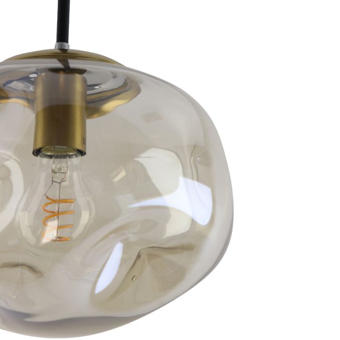 Design lampa wiszaca bursztynowa, Evita