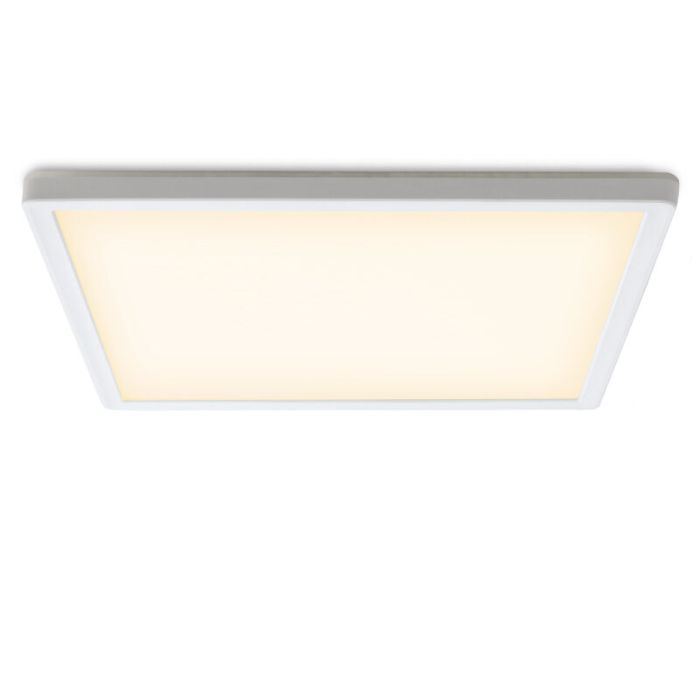 Plastikowy plafon sufitowy biały, Shona, 18W, 3000K LED, ściemniana w 3 krokach