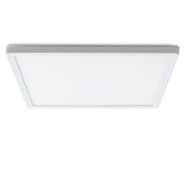 Plastikowy plafon sufitowy biały, Shona, 18W, 3000K LED, ściemniana w 3 krokach