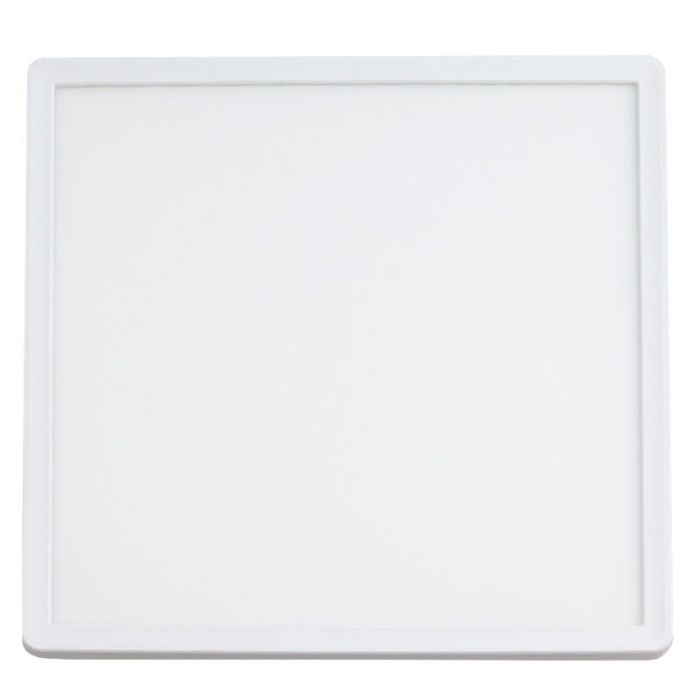 Plastikowy plafon sufitowy biały, Shona, 18W, 3000K LED, ściemniana w 3 krokach