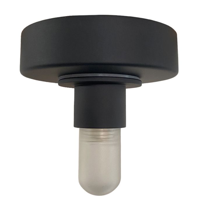 Plastikowa rozeta do lamp czarna, Aafje, IP44
