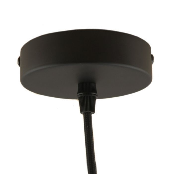 Industrialna lampa wisząca czarna, Jochem