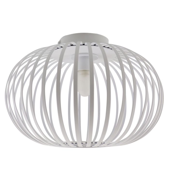 Industrialna lampa łazienkowa sufitowa biała, Lieve, IP44