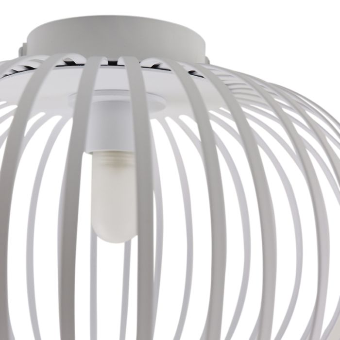 Industrialna lampa łazienkowa sufitowa biała, Lieve, IP44