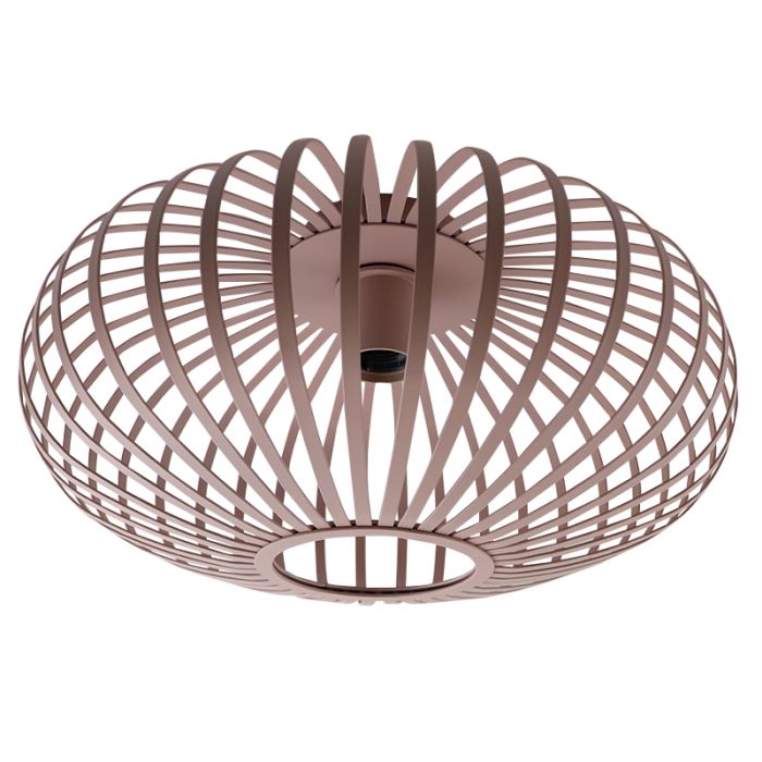 Industrialna lampa sufitowa różowa, Lieve