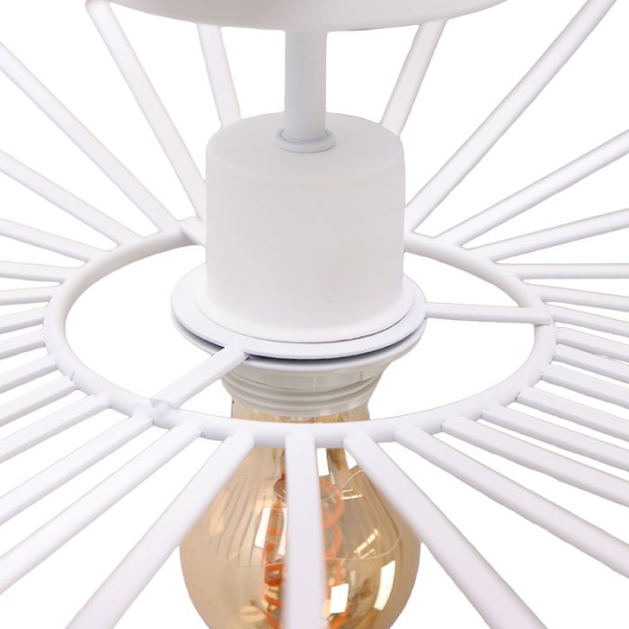 Nowoczesna lampa sufitowa biała, Jolinda