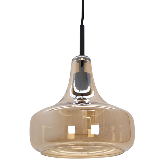 Nowoczesna lampa wisząca bursztynowa, Yael