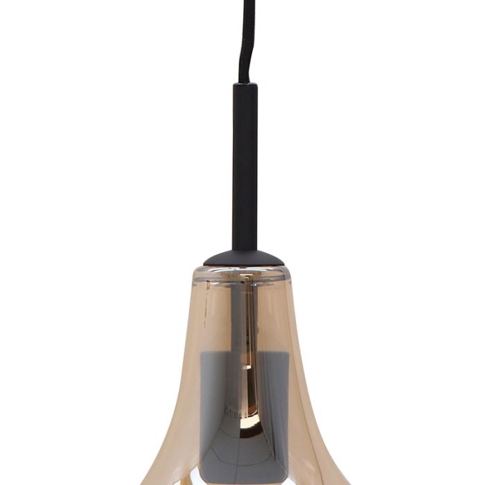 Nowoczesna lampa wisząca bursztynowa, Yael