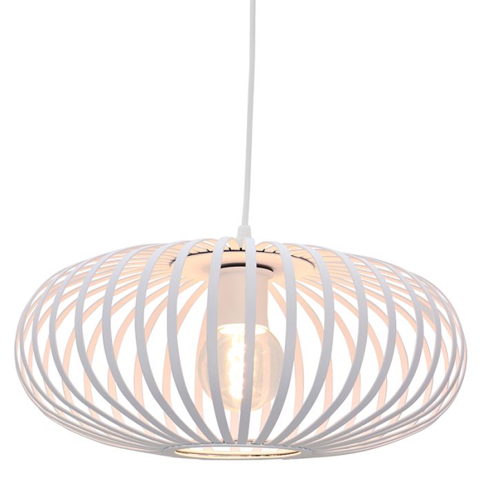 Industrialna lampa wisząca biała, Lieve