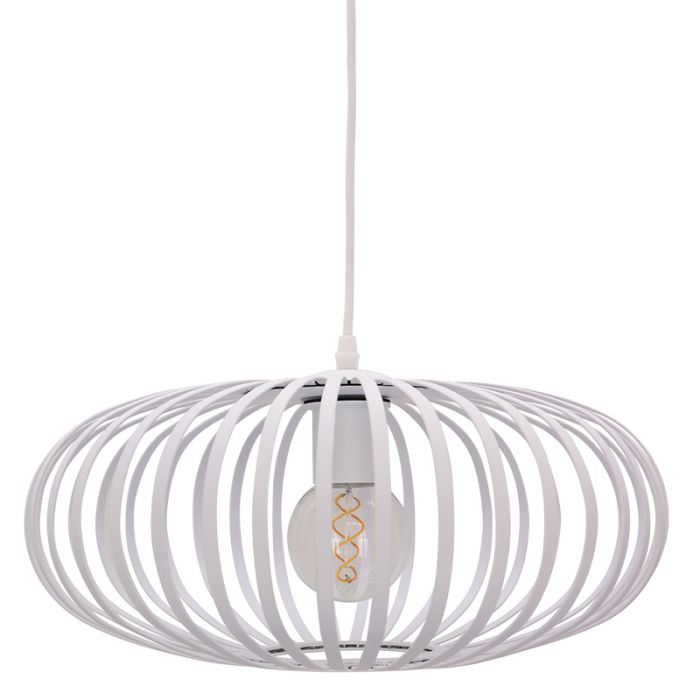 Industrialna lampa wisząca biała, Lieve