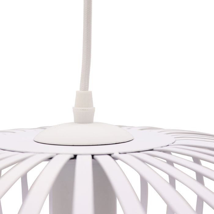 Industrialna lampa wisząca biała, Lieve