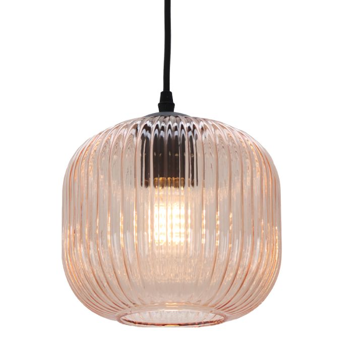 Design lampa wisząca różowa, Charlois