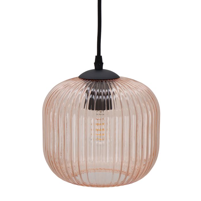 Design lampa wisząca różowa, Charlois