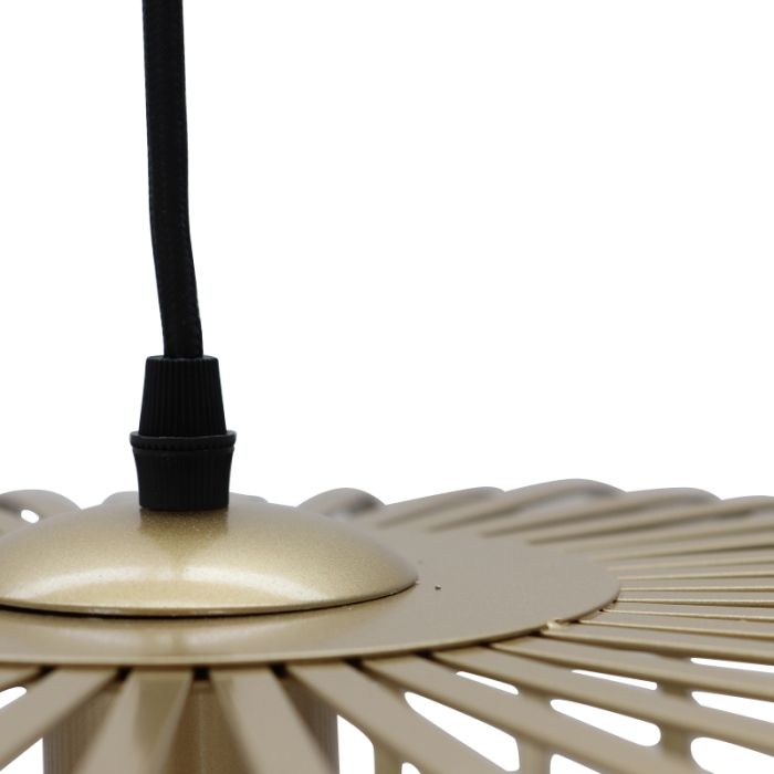 Industrialna lampa wisząca złota, Tobi