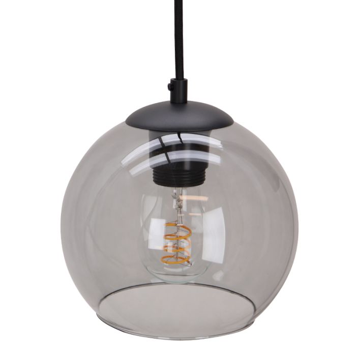 Nowoczesna lampa wisząca czarna, Gianni