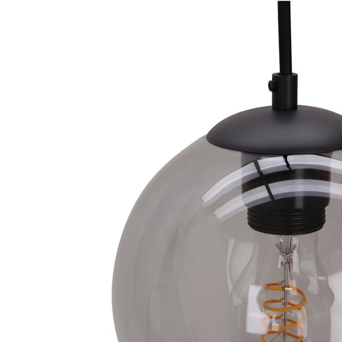 Nowoczesna lampa wisząca czarna, Gianni