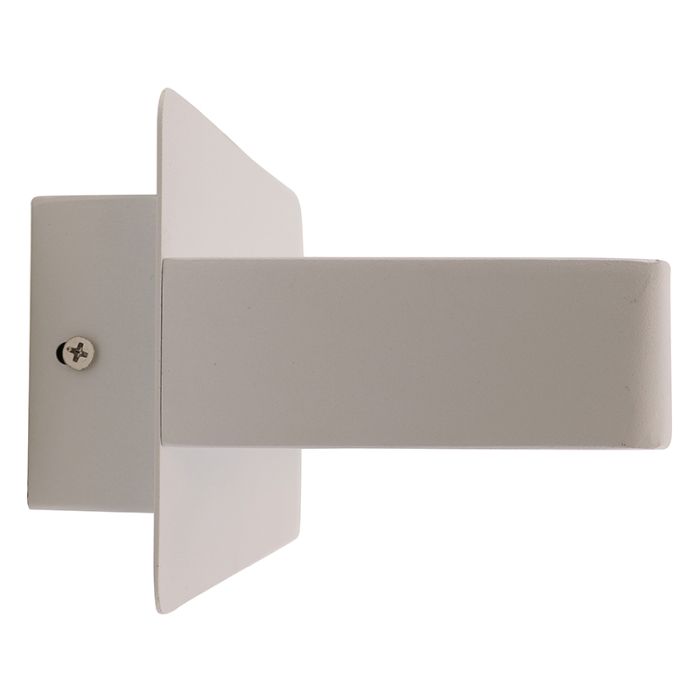 Nowoczesny kinkiet biały, Gregor, 10W, 3000K LED, z przełącznik