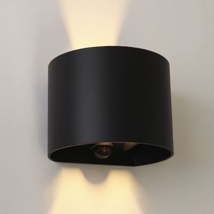 Kinkiet up down z czujnik ruchu, Dion, 6W, 2700K LED, IP65