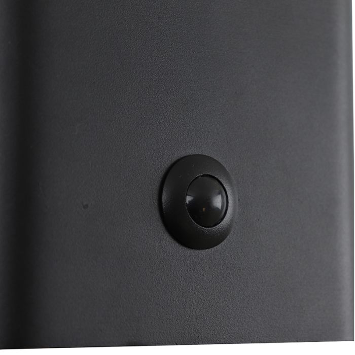 Nowoczesny kinkiet akumulatorowy czarny, Rodigo, 1W, 3000K LED, IP44