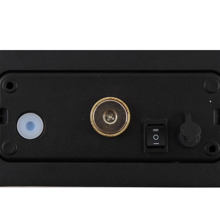 Nowoczesny kinkiet akumulatorowy czarny, Rodigo, 1W, 3000K LED, IP44
