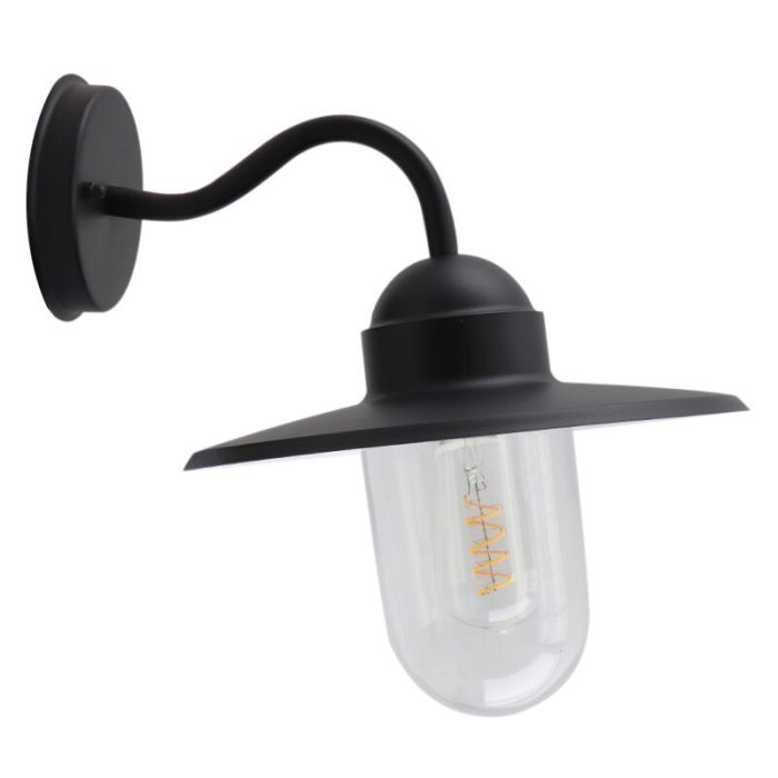 Klasyczna lampa zewnętrzna czarna, Maxx, IP44