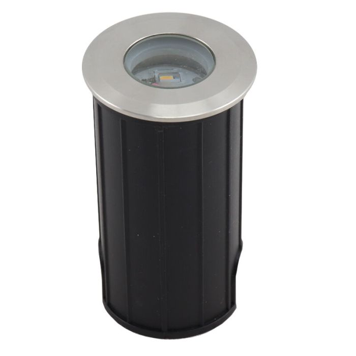 Aluminiowa lampa najazdowa chromowana, Catamarca, 3W, 3000K LED, IP68