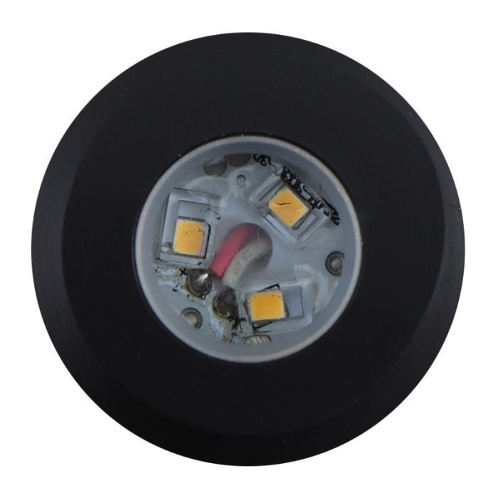 Aluminiowa lampa najazdowa czarna, Catamarca, 3W, 2700K LED, IP68
