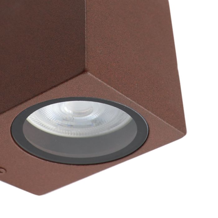 Nowoczesna lampa zewnętrzna rdzawa, Corella, IP44