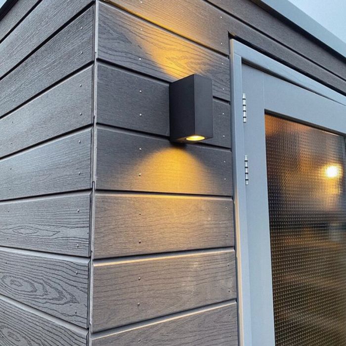 Nowoczesna lampa zewnętrzna antracytowa, Corella, IP44